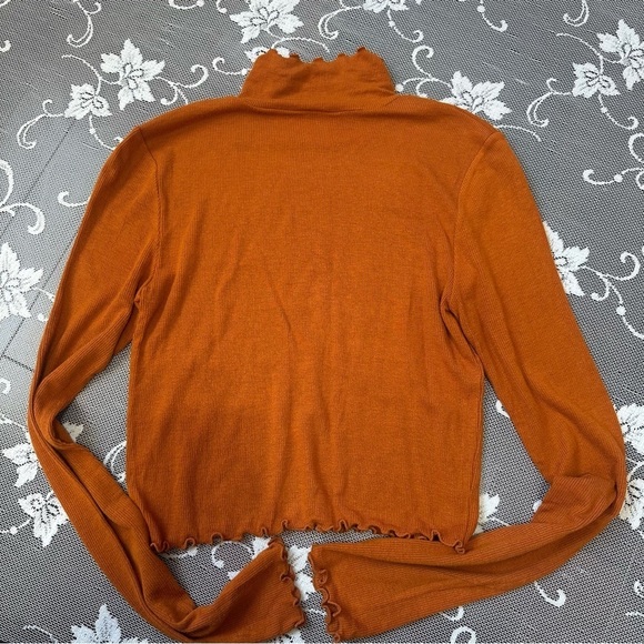 Aritzia Wilfred Haiku Mockneck Long Sleeve Top Sz Small - Picture 5 of 9